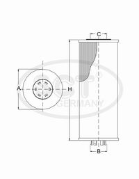 Palivový filter MAXGEAR PF-447 (cross-ref.: SC7019P)