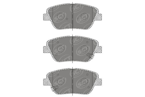 Brzdové platničky SCT-GERMANY SP700PR