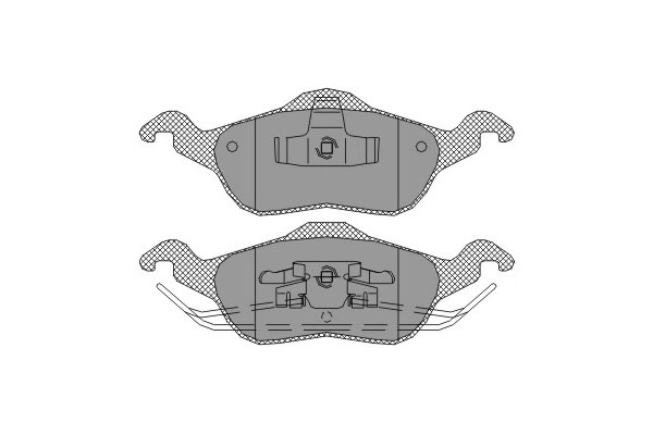 Brzdové platničky SCT-GERMANY SP237PR