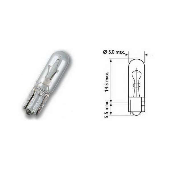 W1.2W Long Life 24V 1,2W W2,1x4,5d