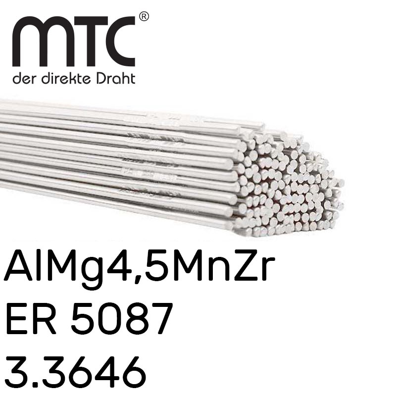 T-WIG tyčka AlMg4,5MnZr 2,0x1000 (5kg)