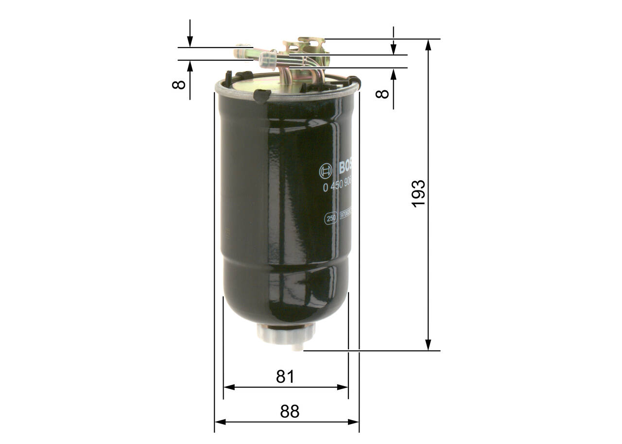 Palivový filter BOSCH (cross-ref.: ST6105)