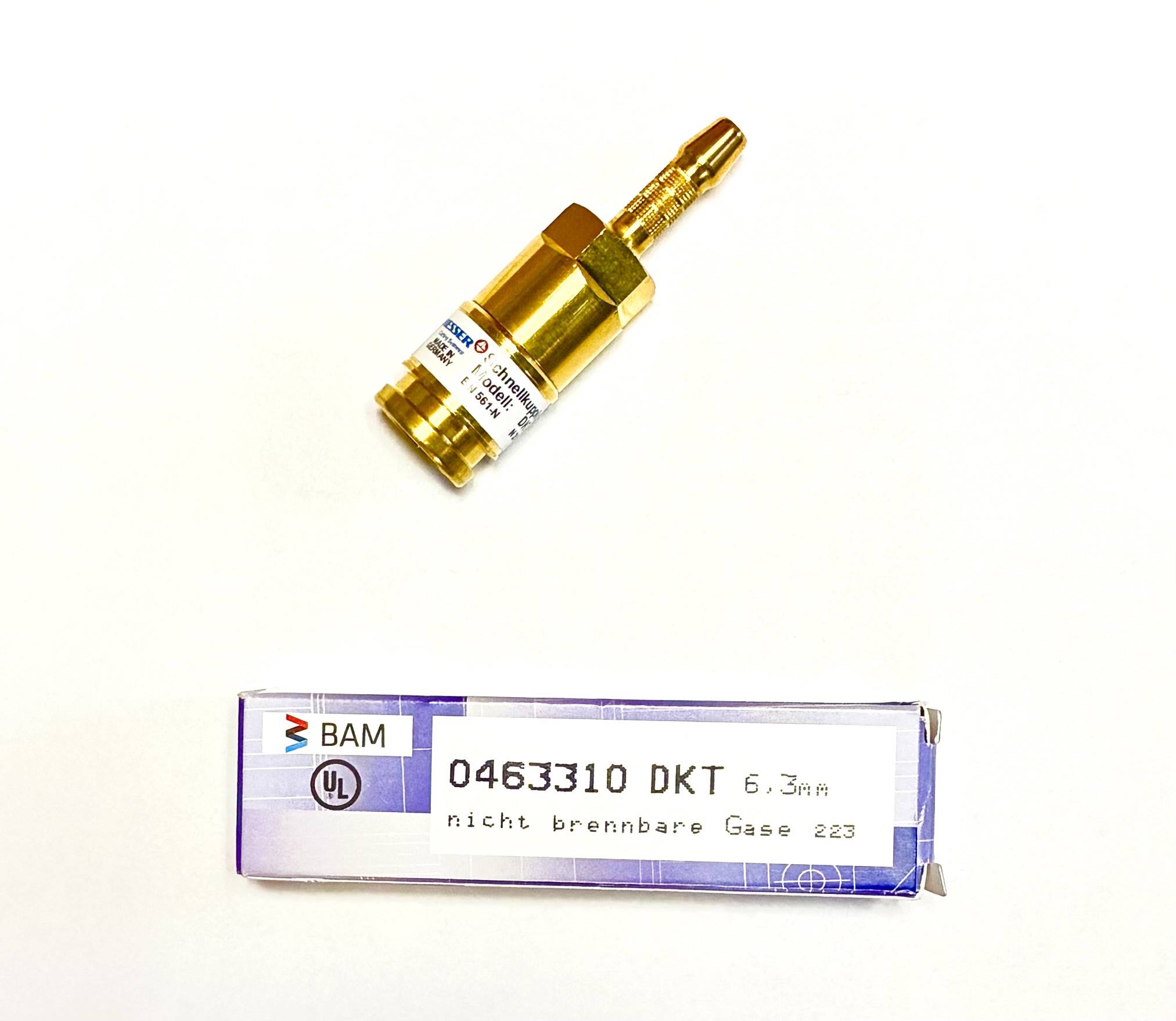 Eurorýchlospojka DKT hadičník 6,3mm inertné plyny*