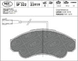 Brzdové platničky SCT-GERMANY SP322PR