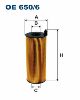 Olejový filter Filtron OE 650/6
