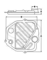 Hydraulický filter SG1067 (cross-ref.:5164553)