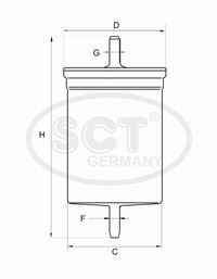 Palivový filter SCT-Germany