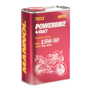 Mannol 4-Takt Powerbike 15W- 50 (1L)
