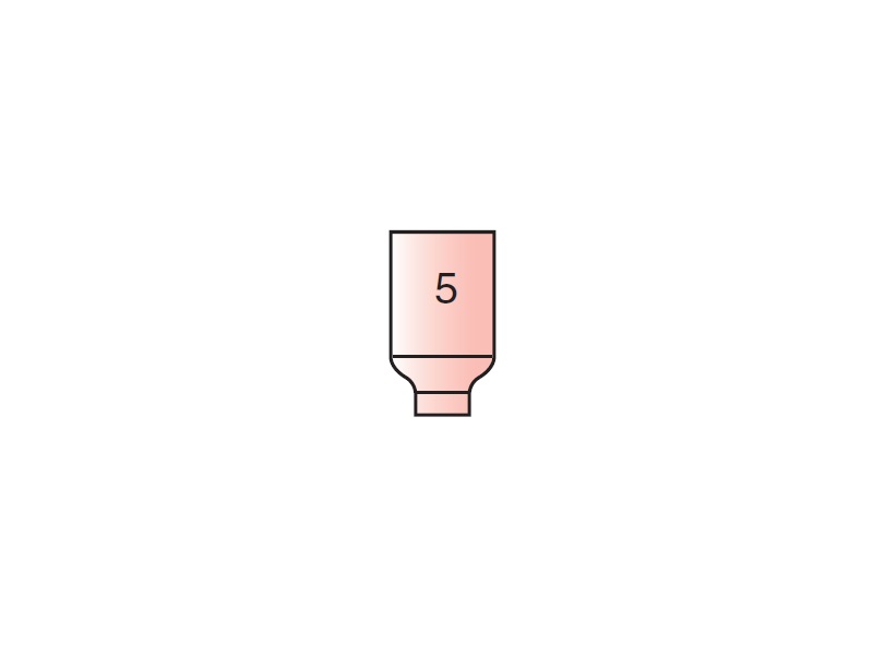 Keram.hubica plyn. d6.4   TIG17-18-26