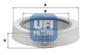 Vzduchový filter UFI (cross-ref.:SB275)