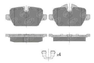 Brzdové platničky SCT-GERMANY SP643PR